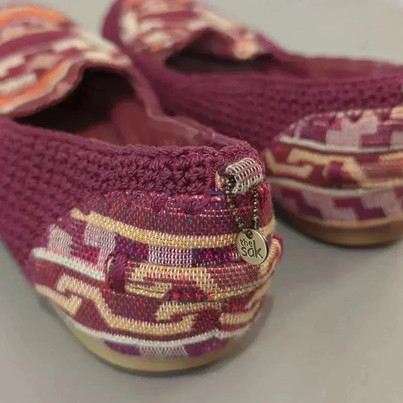 The Sak Mocasins Tribal Southwest size‎ 9.5 Maroon - Picture 4 of 9